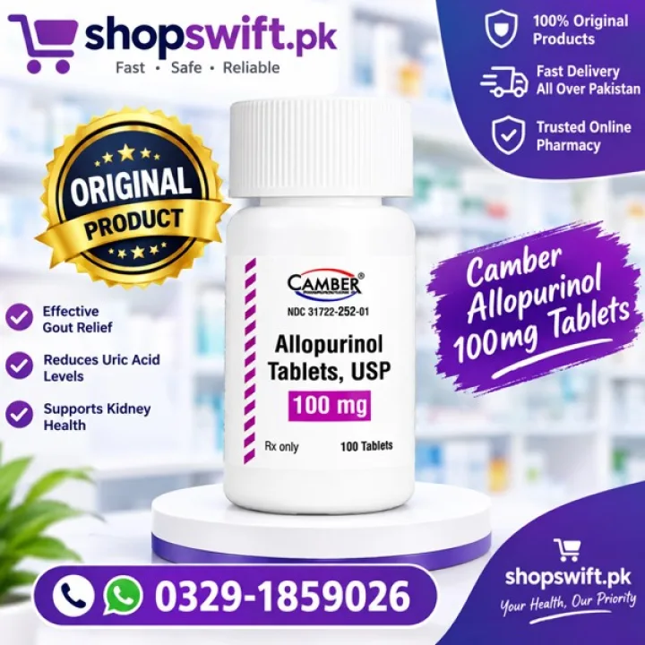 Allopurinol 100mg Tablets in Pakistan