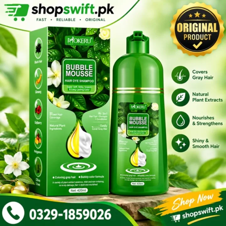 Bubble Mousse Hair Dye Shampoo in Pakistan