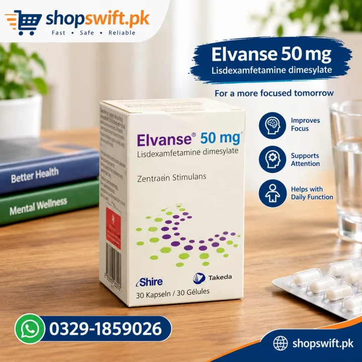 Elvanse 50mg in Pakistan