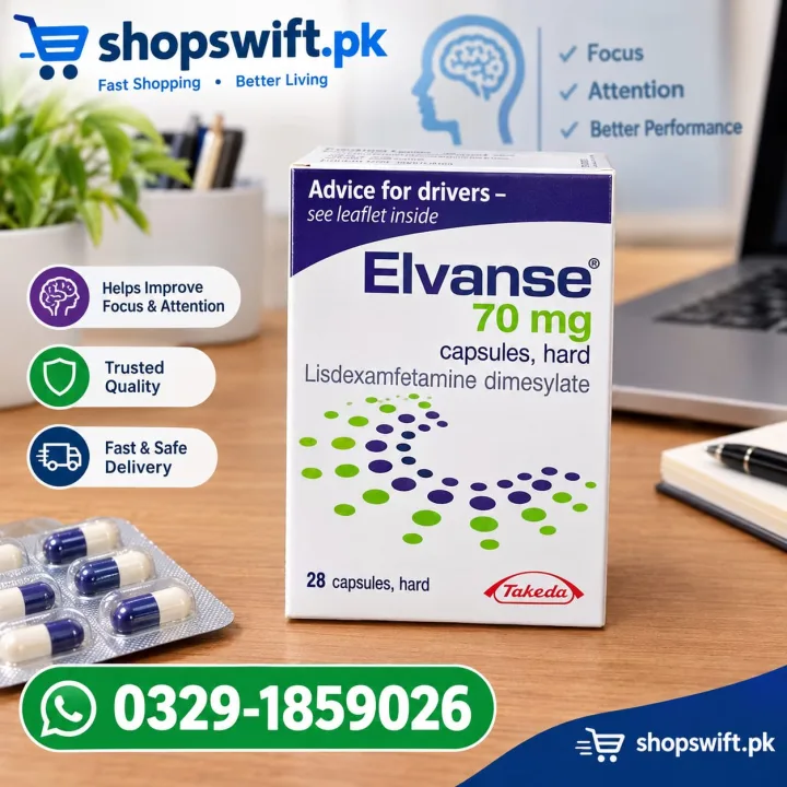 Elvanse 70mg in Pakistan