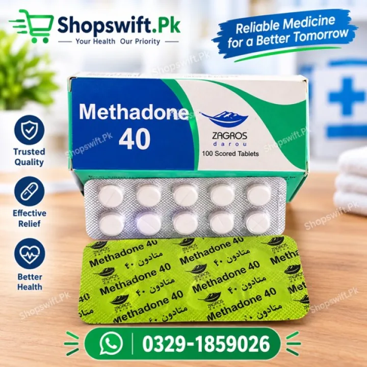 Methadone 40 Mg Tablets in Pakistan