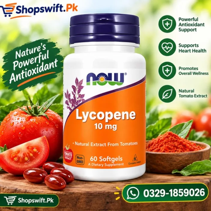 NOW Foods Lycopene 10 mg Softgels in Pakistan