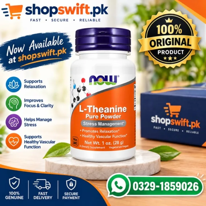 Now L-Theanine 100Mg, 90 Ct in Pakistan