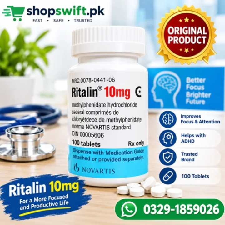 Ritalin 10mg Tablets in Pakistan
