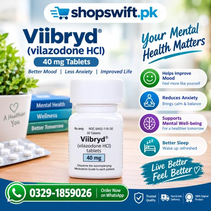 Viibryd 40mg Pills in Pakistan